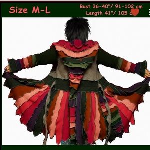 Handmade upcycled pixie sweater